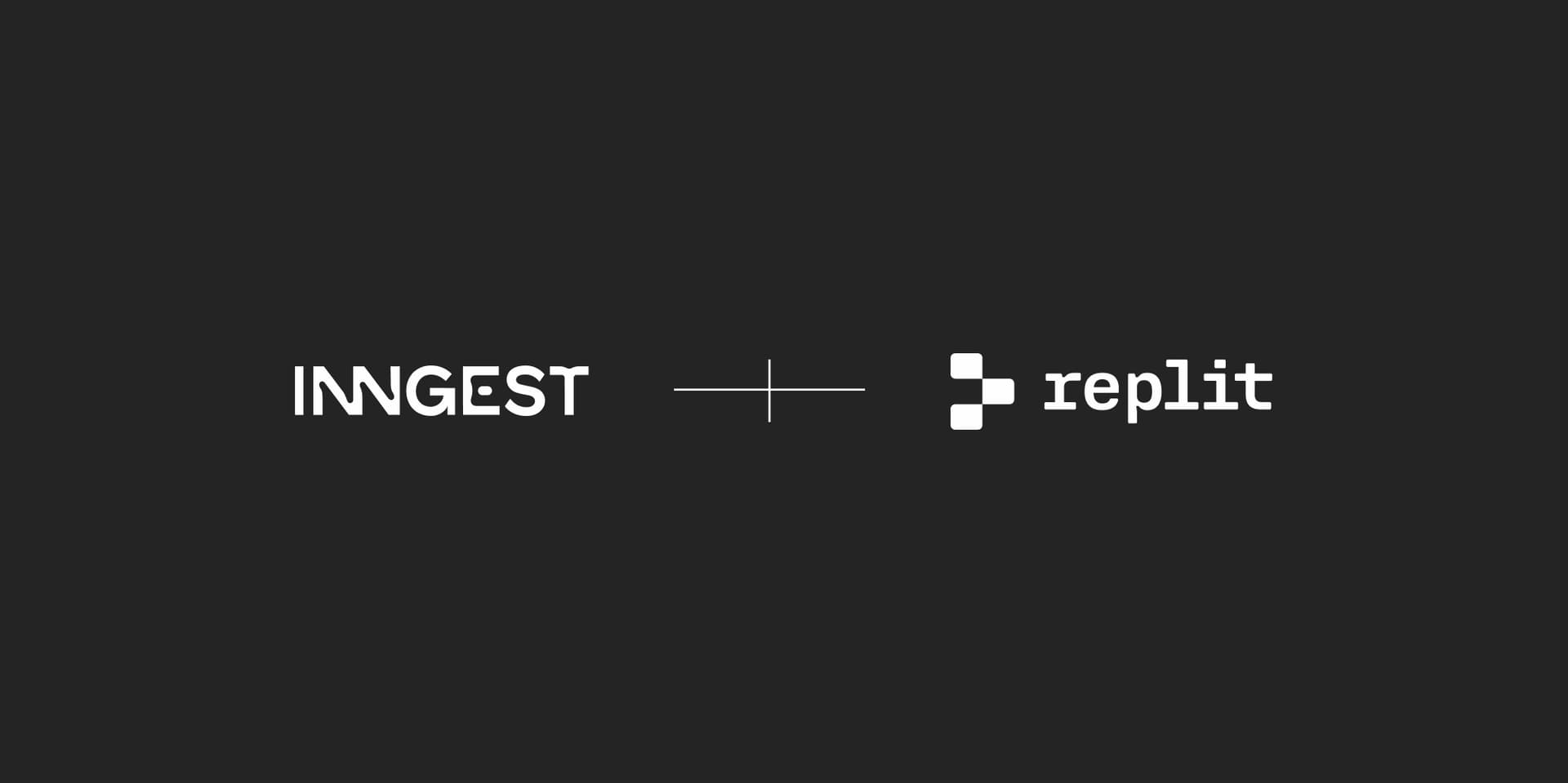 Featured image for Announcing Inngest + Replit: Vibe code your agents blog post